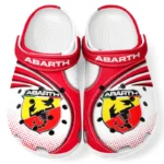 Red Custom Motorsport Spirit All Over Print Clog, Car Culture Inspired Footwear Gift for Men and Women CAR181