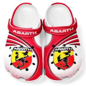 Red Custom Motorsport Spirit All Over Print Clog, Car Culture Inspired Footwear Gift for Men and Women CAR181