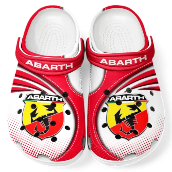 Red Custom Motorsport Spirit All Over Print Clog, Car Culture Inspired Footwear Gift for Men and Women CAR181