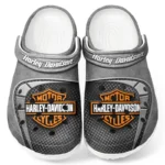 Custom Road Cruiser All Over Print Clog, Comfortable Slip-On Shoes for Everyday Wear CAR183 - Gray