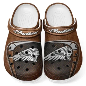 Classic Cruiser Culture Clog, Stylish All Over Print Lightweight Shoes for Auto Fans and Streetwear Style CAR183 - Brown