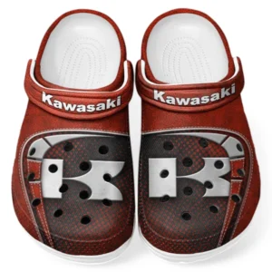 Sport Bike Culture Clog, Stylish All Over Print Lightweight Shoes for Auto Fans and Streetwear Style CAR183 - Red