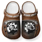 Brown Custom Extreme Terrain Vehicle All Over Print Clog, Car Culture Inspired Footwear Gift for Men and Women CAR183