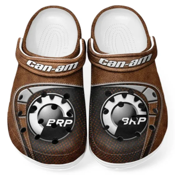 Brown Custom Extreme Terrain Vehicle All Over Print Clog, Car Culture Inspired Footwear Gift for Men and Women CAR183