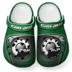 Custom Fun Ride Machine All Over Print Clog, Comfortable Slip-On Shoes for Everyday Wear CAR183 - Green