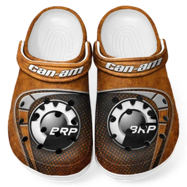All Over Print Outdoor Explorer Clog, Automotive Lifestyle Inspired Shoes for Car Enthusiasts CAR183 - Orange