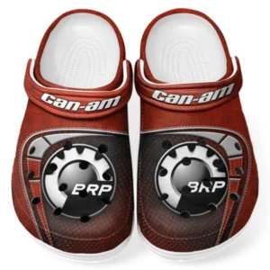 Off-Road Adventure Bike Culture Clog, Stylish All Over Print Lightweight Shoes for Auto Fans and Streetwear Style CAR183 - Red