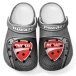 Racing Legend Lover’s All Over Print Clog, Slip-On Shoes for Daily Comfort and Garage Style CAR183 - Gray