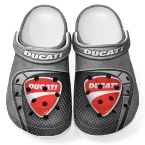 Racing Legend Lover’s All Over Print Clog, Slip-On Shoes for Daily Comfort and Garage Style CAR183 - Gray