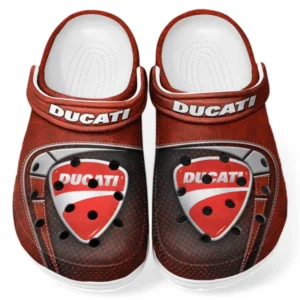 All Over Print Precision Racer Clog, Automotive Lifestyle Inspired Shoes for Car Enthusiasts CAR183 - Red