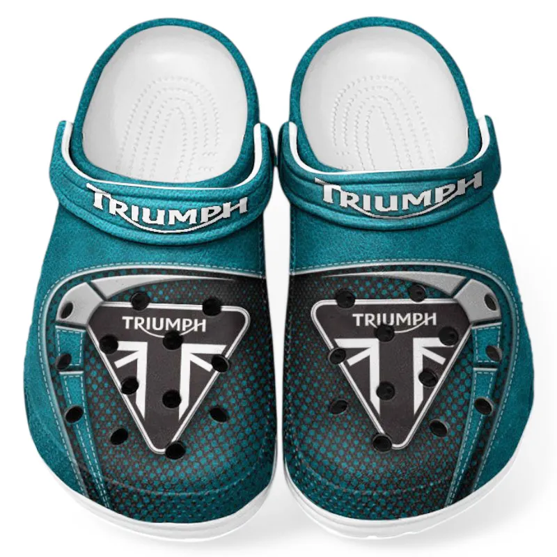 Custom Freedom Rider All Over Print Clog, Comfortable Slip-On Shoes for Everyday Wear CAR183 - Cyan