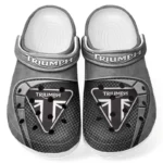 All Over Print Velocity Machine Clog, Automotive Lifestyle Inspired Shoes for Car Enthusiasts CAR183 - Gray