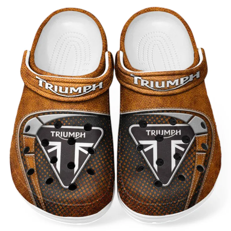 Personalized Timeless Cruiser Design Clog, Full Print Slip-On Footwear Gift for Car Lovers CAR183 - Orange