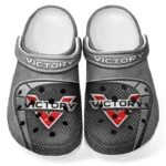 Gray Custom Road Bike All Over Print Clog, Car Culture Inspired Footwear Gift for Men and Women CAR183