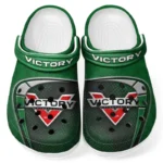 Custom Cruiser Lover’s All Over Print Clog, Slip-On Shoes for Daily Comfort and Garage Style CAR183 - Green