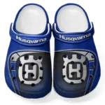 Custom Oversized Utility SUV Inspired Clog All Over Print, Comfortable Slip-On Footwear for Auto Fans CAR183 - Blue