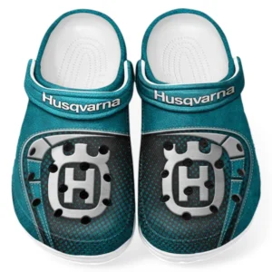 Cyan Custom All-Terrain Two-Wheeler All Over Print Clog, Car Culture Inspired Footwear Gift for Men and Women CAR183