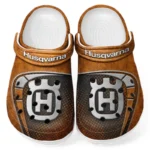 Custom Enduro Bike All Over Print Clog, Comfortable Slip-On Shoes for Everyday Wear CAR183 - Orange