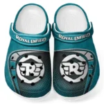 Cyan Edition Prestige Sedan Inspired All Over Print Clog, Perfect Gift Footwear for Automotive Enthusiasts CAR183