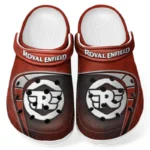 Classic Cruiser Lover’s All Over Print Clog, Slip-On Shoes for Daily Comfort and Garage Style CAR183 - Red