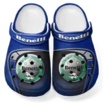 Custom Street Motorcycle All Over Print Clog, Comfortable Slip-On Shoes for Everyday Wear CAR183 - Blue