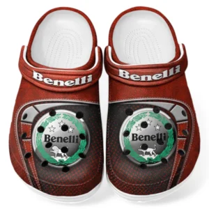 Automotive Theme Sport Bike Clog with Full Print Design, Stylish Everyday Comfort for Car Enthusiasts CAR183 - Red