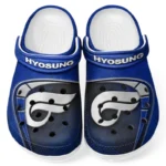 Custom Touring Motorbike Inspired Clog All Over Print, Comfortable Slip-On Footwear for Auto Fans CAR183 - Blue