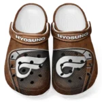 Automotive Theme Urban Two-Wheeler Clog with Full Print Design, Stylish Everyday Comfort for Car Enthusiasts CAR183 - Brown