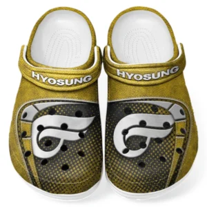 Modern Motorcycle Culture Clog, Stylish All Over Print Lightweight Shoes for Auto Fans and Streetwear Style CAR183 - Yellow