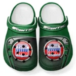 Green Custom Agile Motorcycle All Over Print Clog, Car Culture Inspired Footwear Gift for Men and Women CAR183