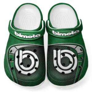 Green Edition Lightweight Power Ride Inspired All Over Print Clog, Perfect Gift Footwear for Automotive Enthusiasts CAR183