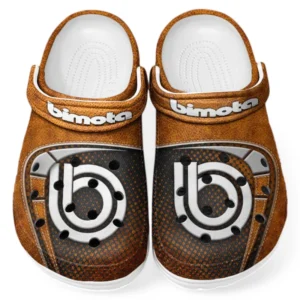 Custom Custom Engineered Sport Bike Inspired Clog All Over Print, Comfortable Slip-On Footwear for Auto Fans CAR183 - Orange