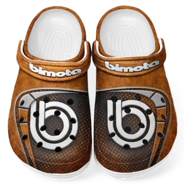 Custom Custom Engineered Sport Bike Inspired Clog All Over Print, Comfortable Slip-On Footwear for Auto Fans CAR183 - Orange