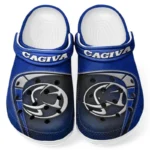 Blue Edition Asian Bike Inspired All Over Print Clog, Perfect Gift Footwear for Automotive Enthusiasts CAR183