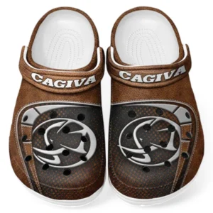 Custom Commuter Ride Inspired Clog All Over Print, Comfortable Slip-On Footwear for Auto Fans CAR183 - Brown
