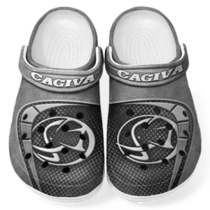Gray Custom Street Legend All Over Print Clog, Car Culture Inspired Footwear Gift for Men and Women CAR183