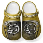 All Over Print Street Legend Clog, Automotive Lifestyle Inspired Shoes for Car Enthusiasts CAR183 - Yellow