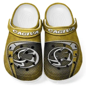 All Over Print Street Legend Clog, Automotive Lifestyle Inspired Shoes for Car Enthusiasts CAR183 - Yellow