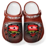 All Over Print Italian Motorcycle Clog, Automotive Lifestyle Inspired Shoes for Car Enthusiasts CAR183 - Red