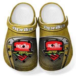 Racing Motorcycle Culture Clog, Stylish All Over Print Lightweight Shoes for Auto Fans and Streetwear Style CAR183 - Yellow