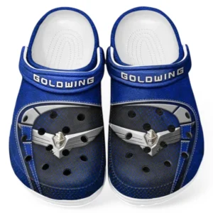 Blue Custom Long-Distance Cruiser All Over Print Clog, Car Culture Inspired Footwear Gift for Men and Women CAR183