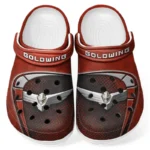 Personalized Comfort Touring Motorcycle Design Clog, Full Print Slip-On Footwear Gift for Car Lovers CAR183 - Red