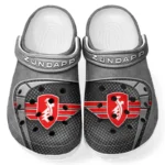Collector’s Bike Culture Clog, Stylish All Over Print Lightweight Shoes for Auto Fans and Streetwear Style CAR183 - Gray