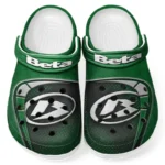 Green Edition Adventure Two-Wheeler Inspired All Over Print Clog, Perfect Gift Footwear for Automotive Enthusiasts CAR183