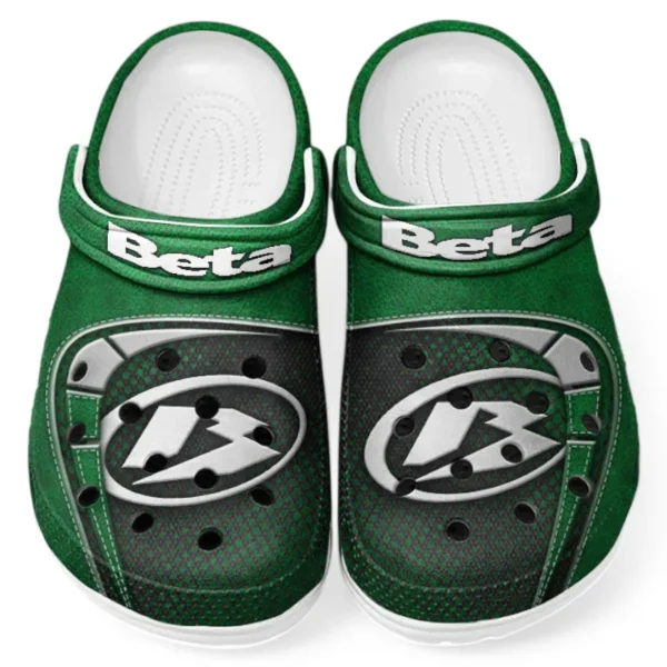 Green Edition Adventure Two-Wheeler Inspired All Over Print Clog, Perfect Gift Footwear for Automotive Enthusiasts CAR183