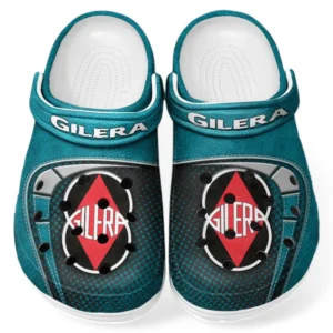 Personalized Agile Street Ride Design Clog, Full Print Slip-On Footwear Gift for Car Lovers CAR183 - Cyan