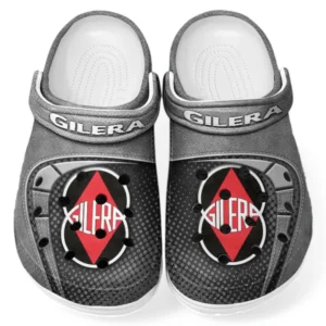 Gray Edition Retro Motorbike Inspired All Over Print Clog, Perfect Gift Footwear for Automotive Enthusiasts CAR183