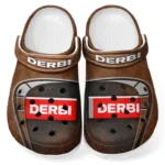 Custom Sporty Commuter All Over Print Clog, Comfortable Slip-On Shoes for Everyday Wear CAR183 - Brown