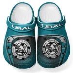 Automotive Theme Retro Racer Clog with Full Print Design, Stylish Everyday Comfort for Car Enthusiasts CAR183 - Cyan