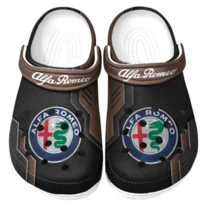 Brown Edition Sporty City Car Inspired All Over Print Clog, Perfect Gift Footwear for Automotive Enthusiasts CAR185